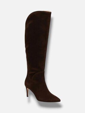 Paris Texas Women's Brown Suede Gaia Boots Shoes Size 37.5